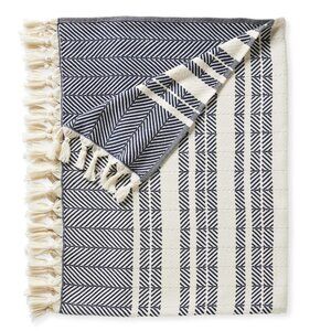 Serena & Lily - Palermo Cotton Throw - Navy